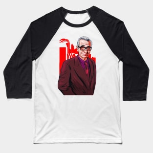 Martin Scorsese - An illustration by Paul Cemmick Baseball T-Shirt